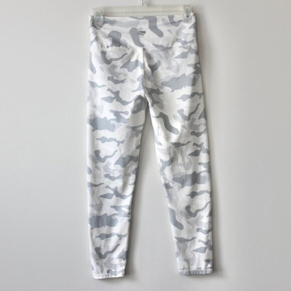 Marika White Grey Camo Print Athleisure Sporty Leggings Small - Picture 3 of 5